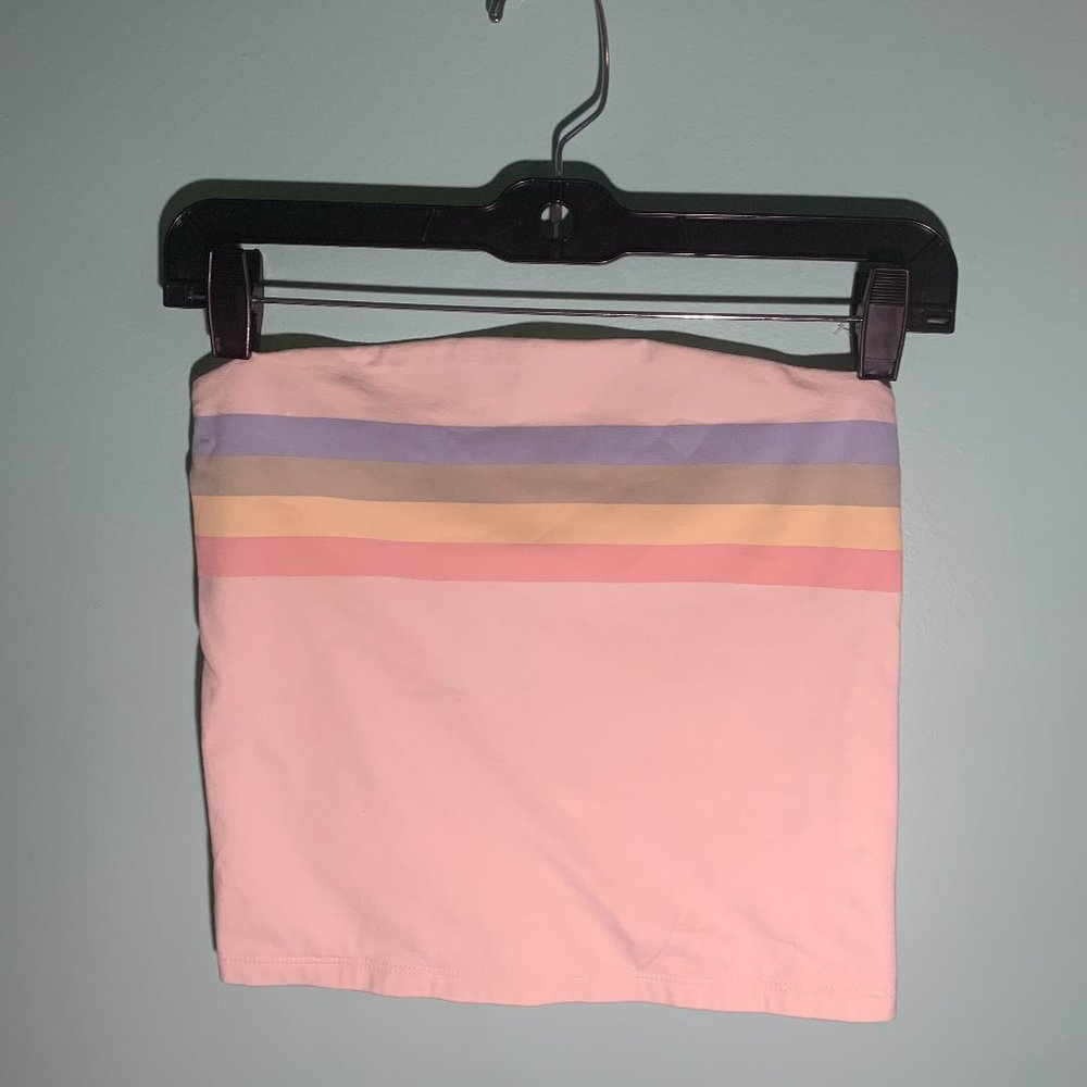 American Eagle Tube Top Rainbow